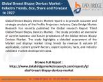 Global Breast Biopsy Devices Market Pdf -