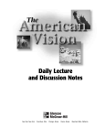 The American Vision notes 8th