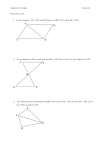  Congruent triangles