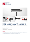 KippZonen Brochure CA2 Labaratory Thermopile