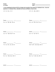 PC Unit 4.2 Intro to Conics - Circles ws 3 - General to Standard Form