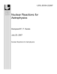 Ian J. Thompson  Filomena M. Nunes - Nuclear reactions for astrophysics   principles, calculation and applications of low-energy reactions (2009)