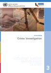 UNODC - CRIME INVESTIGATION