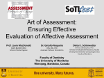 Art of Assessment-Ensuring Effective Evaluation of Affective Assessment