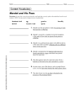 Mendel and his Peas Worksheets.pdf