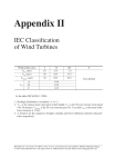 IEC Classification of Wind Turbines
