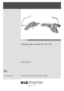 Operating Lights marLED® E9 / E9i / E15