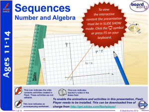 Sequences