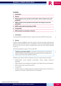 Guidance on RCD`s