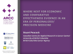Where next for economic and comparative effectiveness evidence in