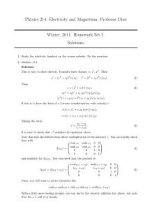 Homework 2 Solution