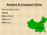 Chapter 2- Classical Civilization: China