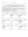 L Axis R I = MR 2 + ML Solid cylinder (or disk) about central