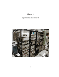 Chapter 5 Experimental Apparatus II