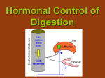 Hormonal control of Digestion