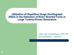 Utilization of Repetitive Surge Oscillograph (RSO) in the Detection of