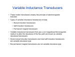 Variable Inductance Transducers