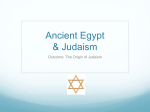 egypt judiasm notes - socialstudiesSOLreview