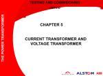 Chapter 5: Current and Voltage Transformer