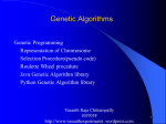 Genetic Algorithms Selection Presentation