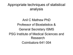 6. Dr.Anil Analysis - karpagam faculty of medical sciences and