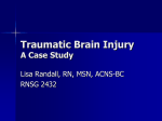 Traumatic Brain Injury A Case Study