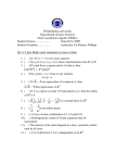 Philadelphia university Department of basic Sciences Final exam(linear algebra 250241)