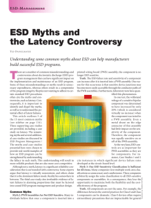 ESD Myths and the Latency Controversy