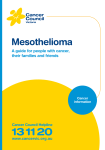 Mesothelioma - Cancer Council SA