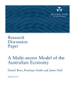 A Multi-sector Model of the Australian Economy Research Discussion
