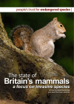 state of Britain's mammals a focus on invasive species