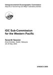 IOC Sub-Commission for the Western Pacific   Seventh Session