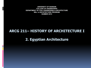 Egyptian Architecture