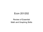 Econ 201/202 Review of Essential Math and Graphing Skills