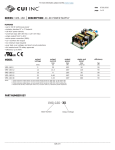 VMS-160 Datasheet - AC-DC POWER SUPPLY | CUI Inc