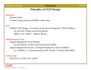 Principles of VLSI Design