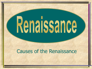 Causes of the Renaissance