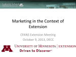 2013 U Of Minnesota Extension PowerPoints