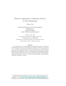Discrete Approaches to Quantum Gravity in Four Dimensions