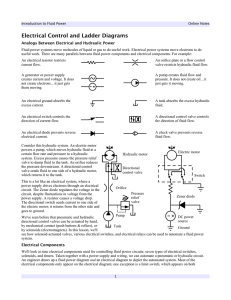 Electrical Control and Ladder Diagrams
