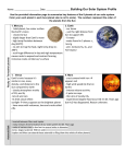 Building Our Solar System Profile - Grade91P