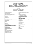 CLINICAL PHARMACOLOGY Dr. P. Oh Aman Hussain, chapter editor