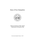 State of New Hampshire Influenza Pandemic Public Health Preparedness &amp; Response Plan