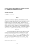 Public Finance Policies and Externalities: A Survey