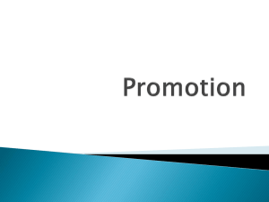 Sales Promotion