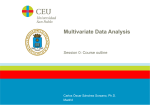 Multivariate Data Analysis – CSIC