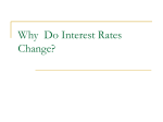 Why Do Interest Rates Change?