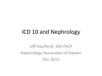 ICD 10 and Nephrology