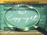 Challenges to the legislative Framework and Norm