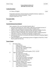 Chabot College Fall 2003  Course Outline for History 44